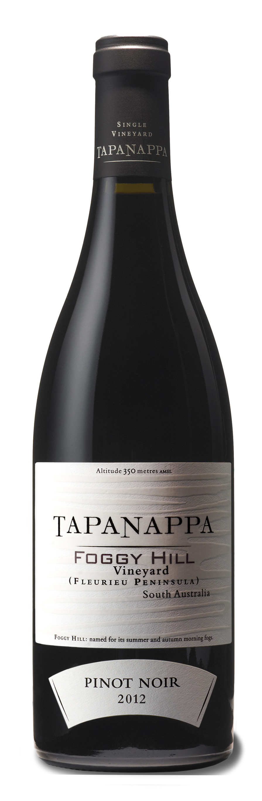 Tapanappa Foggy Hill Vineyard 2012 Pinot Noir bottleshot