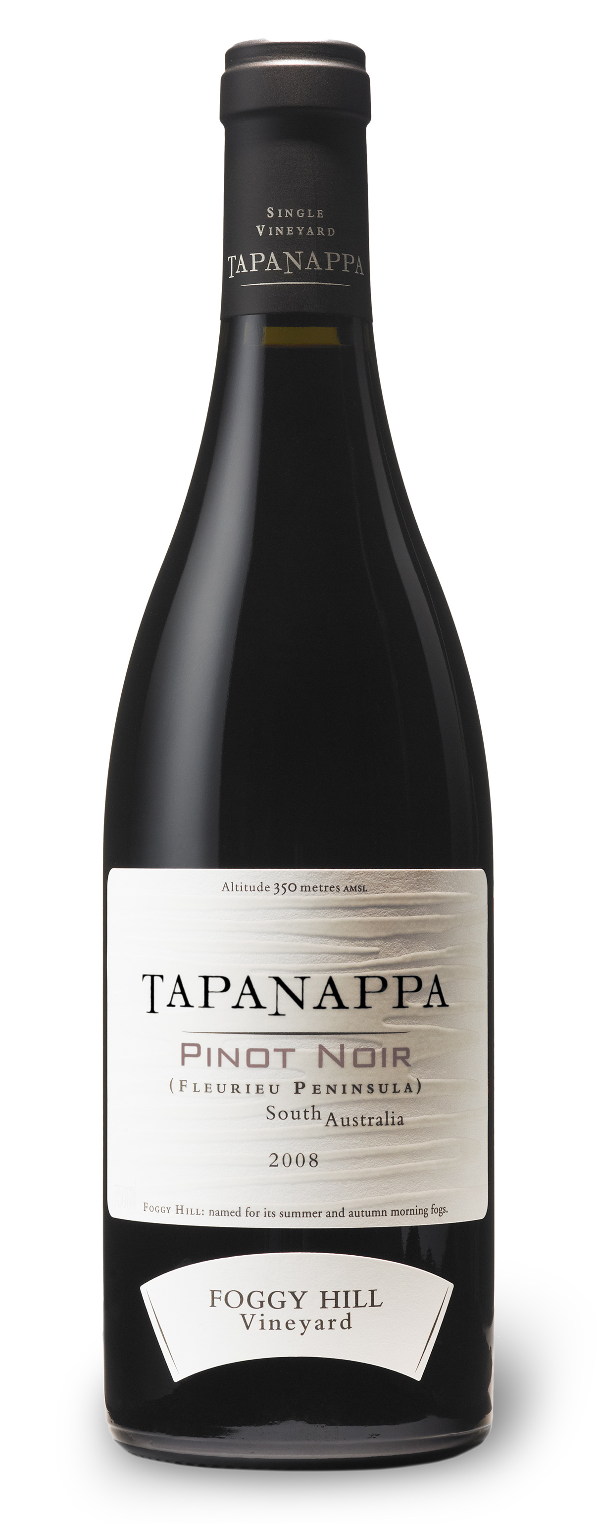 Tapanappa Foggy Hill Vineyard 2008 Pinot Noir bottleshot