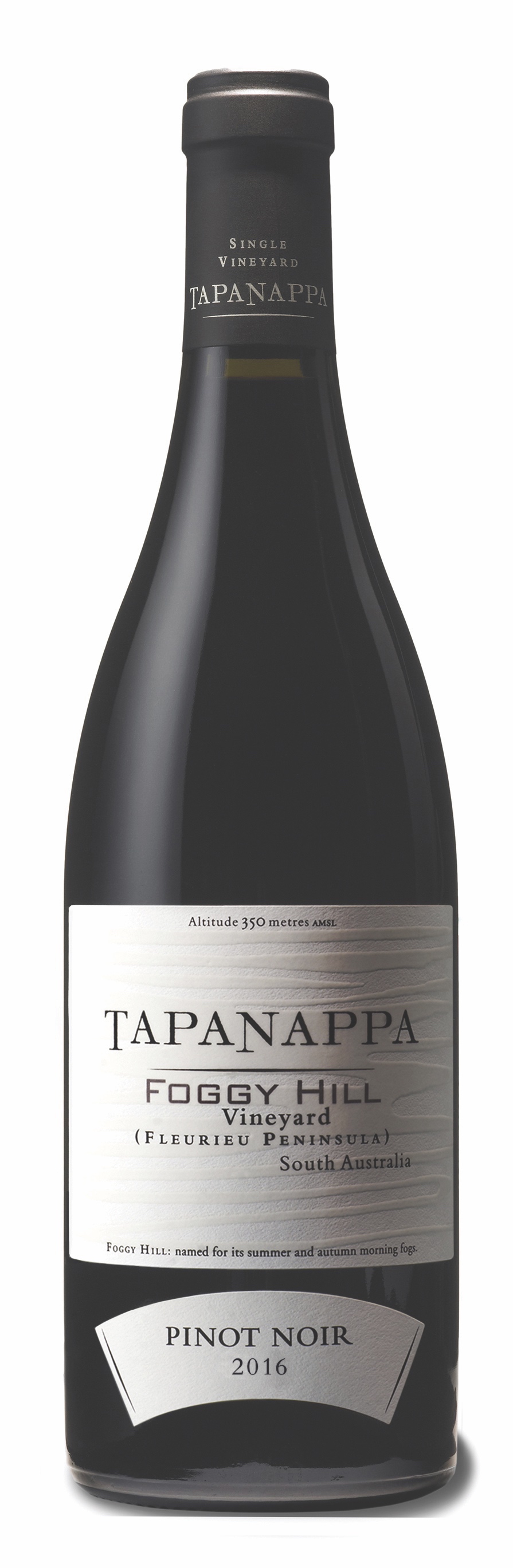 Tapanappa Foggy Hill Vineyard 2016 Pinot Noir bottle shot