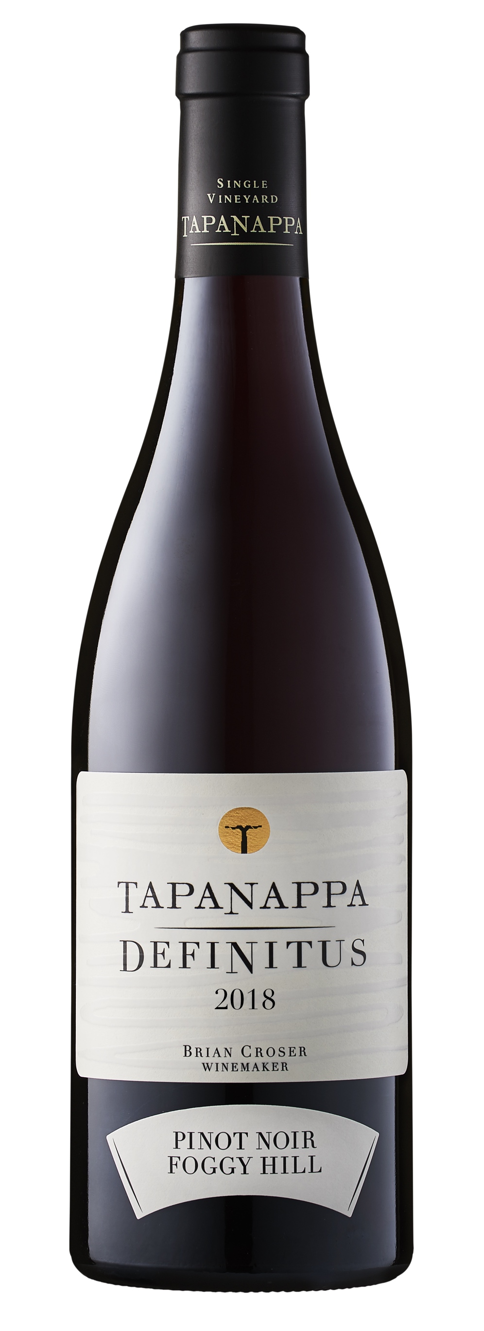 Tapanappa Foggy Hill Vineyard 2018 Definitus Pinot Noir bottleshot