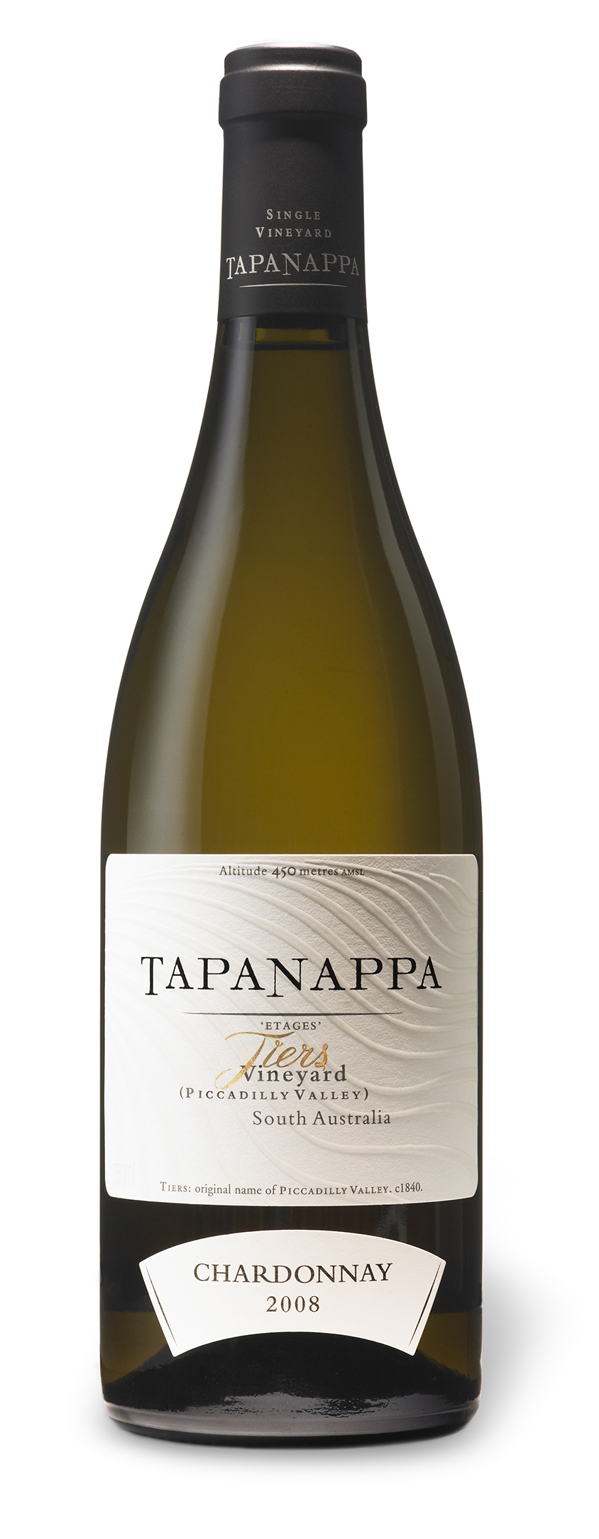 Tapanappa Tiers Vineyard 2008 Chardonnay bottleshot