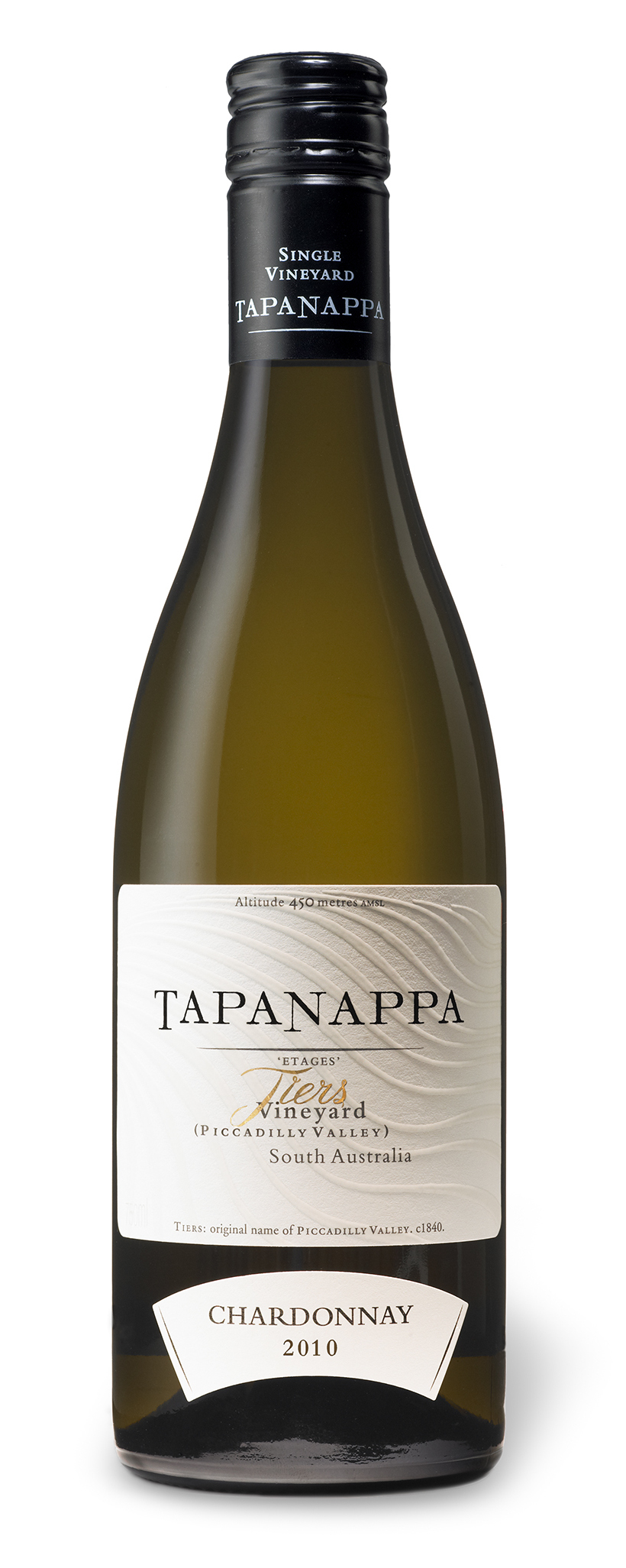 Tapanappa 2010 Tiers Vineyard Chardonnay bottleshot