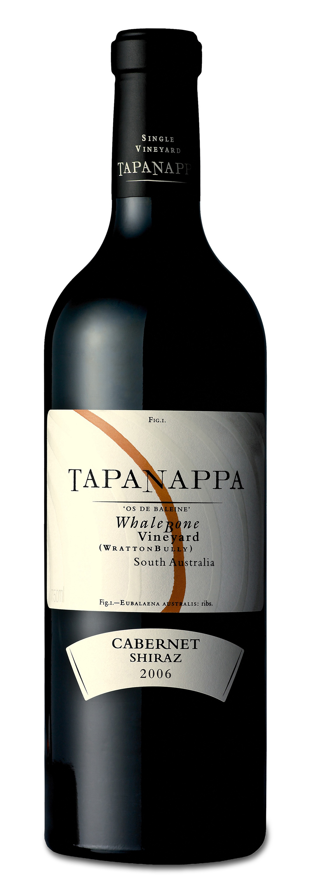 Tapanappa Whalebone Vineyard 2006 Cabernet Shiraz bottleshot