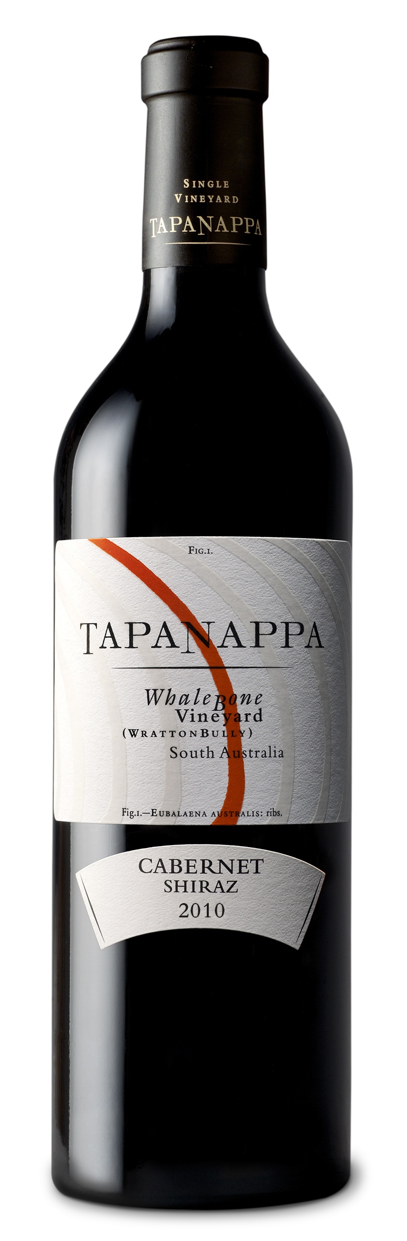 Tapanappa Whalebone Vineyard 2010 Cabernet Shiraz bottle shot