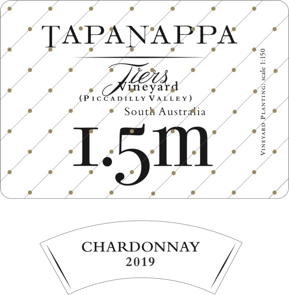 Tapanappa Tiers Vineyard 1.5m 2019 Chardonnay label