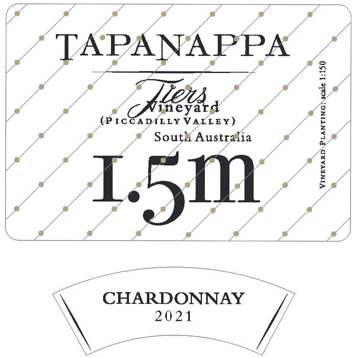 Tapanappa Piccadilly Valley 2021 Chardonnay Label